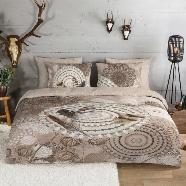 Flanel dekbedovertrek Ringhda