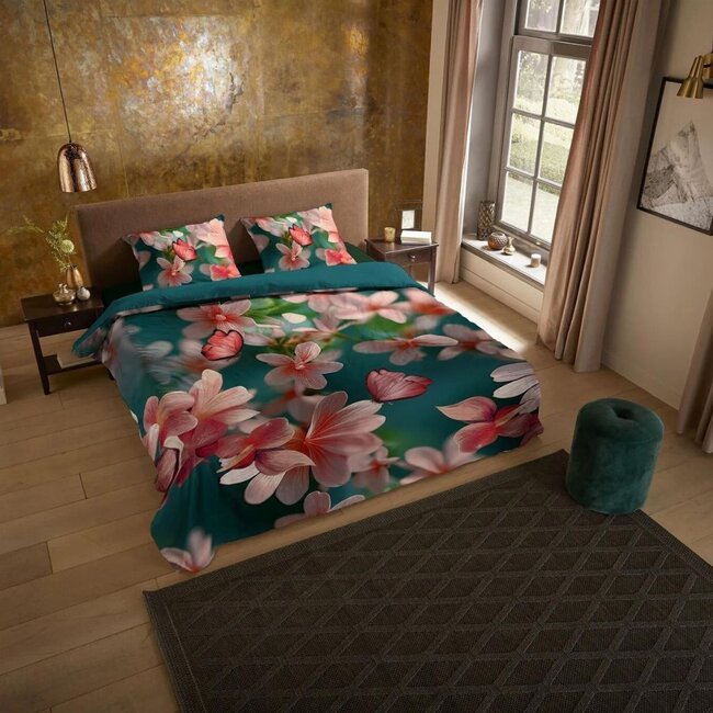 Microvezel dekbedovertrek Yeya magnolia