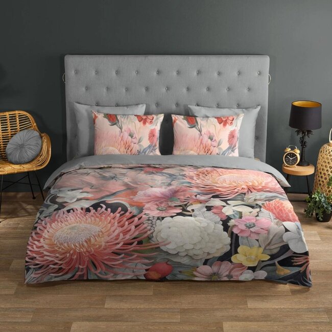 Katoen dekbedovertrek Delphine