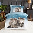 Flanel kinderdekbedovertrek kitten family - 140x220 + 60x70 cm