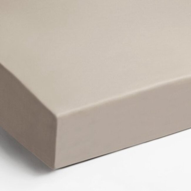 Hoeslaken - katoen - zand