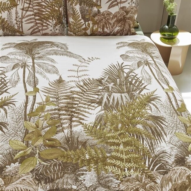 Beddinghouse dekbedovertrek Caribe Ochre - katoen (144TC)