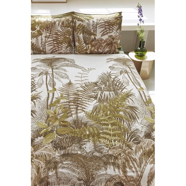 Beddinghouse dekbedovertrek Caribe Ochre - katoen (144TC)