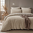 Sleeptime Teddy dekbedovertrek Check - Taupe - onderkant microvezel