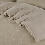 Teddy dekbedovertrek Check - Taupe - onderkant microvezel