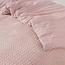 Teddy dekbedovertrek Check - roze - onderkant microvezel