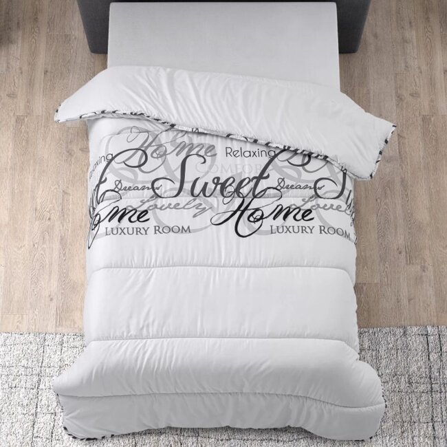 All in one lazy dekbed Royal Luxury Wit - Dekbed en overtrek in 1