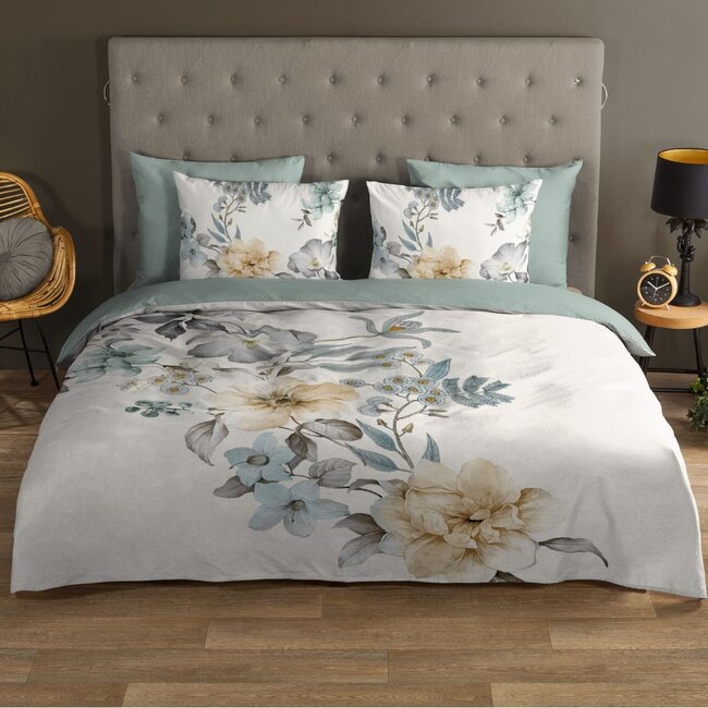 Katoen dekbedovertrek Celina