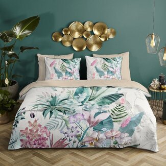 Descanso Katoen satijn dekbedovertrek Verdi