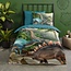 Microvezel dekbedovertrek Prehistory Dino - 140x220 + 60x70 cm