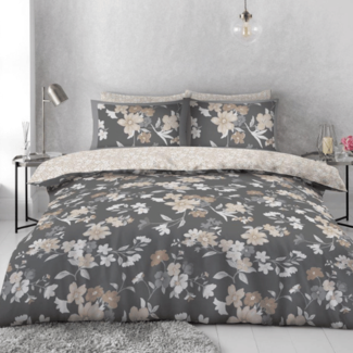 Snoozeville Microvezel dekbedovertrek Camden floral naturel