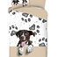 Microvezel kinderdekbedovertrek Hond Yuan - 140x220 + 60x70 cm