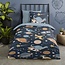 Microvezel kinderdekbedovertrek Spacedino -  140x220 + 60x70 cm
