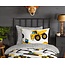 Flanel  kinderdekbedovertrek Diggers - 140x220 + 60x70 cm