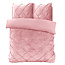 Sleeptime Velvet dekbedovertrek Pintuck - roze