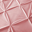 Velvet dekbedovertrek Pintuck - roze