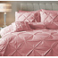 Velvet dekbedovertrek Pintuck - roze