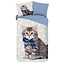Katoen kinderdekbedovertrek kitten Mae - 140x220 + 60x70 cm