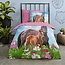 Katoen kinderdekbedovertrek Dora - 140x220 + 60x70 cm