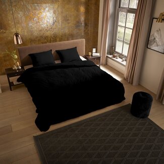 Pure Microvezel dekbedovertrek uni zwart