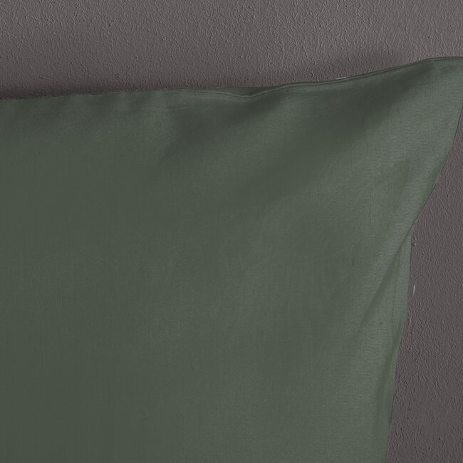 Microvezel dekbedovertrek uni groen