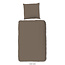 Microvezel dekbedovertrek uni taupe