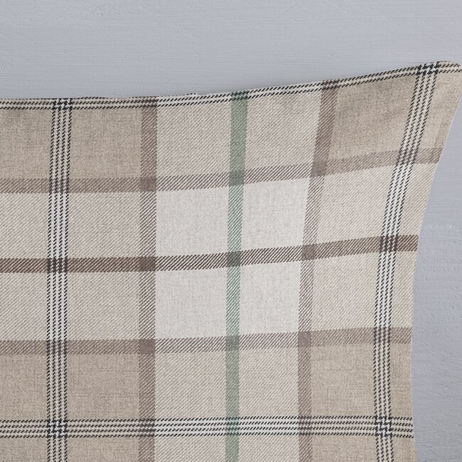 Flanel dekbedovertrek Bernardus - zand