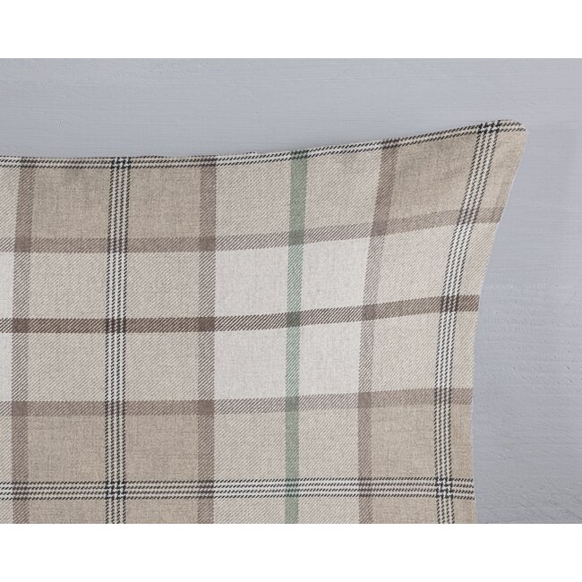 Flanel dekbedovertrek Bernardus - zand