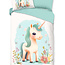 Flanel kinderdekbedovertrek One Unicorn - 140x220 + 60x70 cm