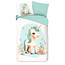 Flanel kinderdekbedovertrek One Unicorn - 140x220 + 60x70 cm