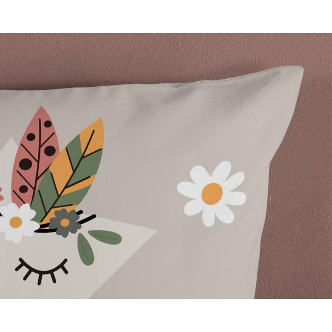 Microvezel kinderdekbedovertrek Momo - 140x220 + 60x70 cm