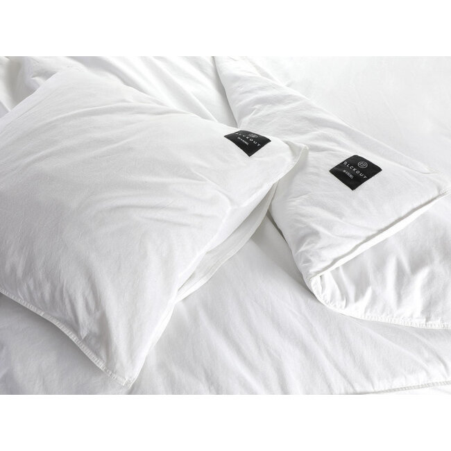 BLCKOUT dekbedovertrek Oslo - wit - gemengd katoen