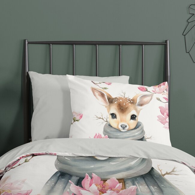 Dekbedovertrek Leone - katoen - 140x220 + 60x70 cm