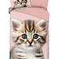 Flanel kinderdekbedovertrek meow  - flanel - 140x220 + 60x70 cm