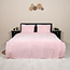 .Teddy by Decoware® Teddy fleece dekbedovertrek - licht roze - 2 kanten teddy
