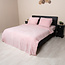 Teddy fleece dekbedovertrek - licht roze - 2 kanten teddy