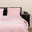 Teddy fleece dekbedovertrek - licht roze - 2 kanten teddy