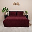 .Teddy by Decoware® Teddy fleece dekbedovertrek - Wine - 2 kanten teddy