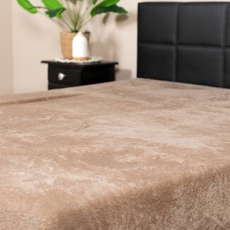 .Teddy by Decoware® Teddy fleece hoeslaken - mink