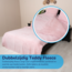 Teddy fleece dekbedovertrek - licht roze - 2 kanten teddy