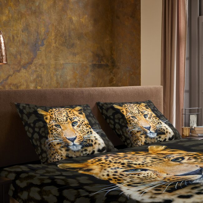 Microvezel dekbedovertrek Rayan luipaard