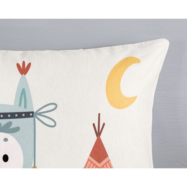 Flanel kinderdekbedovertrek Dreamy - 140x220 + 60x70 cm