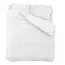 Teddy dekbedovertrek - onderkant katoen - wit