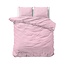 Katoen dekbedovertrek Stone washed - roze