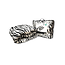 All in one lazy dekbed -  Dekbed en overtrek in 1  - Zebraprint
