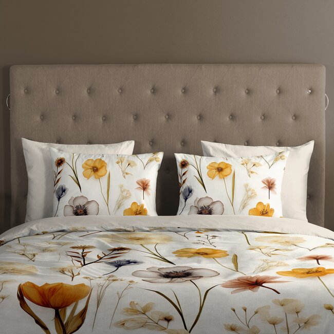 Katoen dekbedovertrek Lara