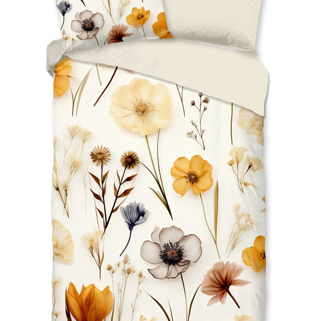 Katoen dekbedovertrek Lara