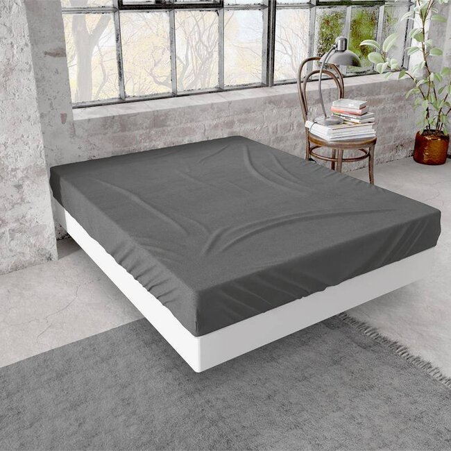 Flanel hoeslaken - 180x220 cm