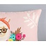 Flanel kinderdekbedovertrek Ladida lama - roze - 140x220 + 60x70 cm