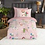 Flanel kinderdekbedovertrek Ladida lama - roze - 140x220 + 60x70 cm